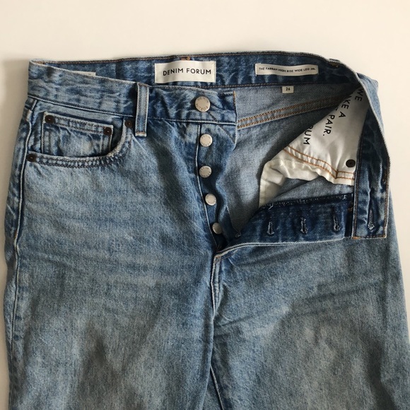 Denim Forum Farrah High Rise Wide Leg - Picture 6 of 10